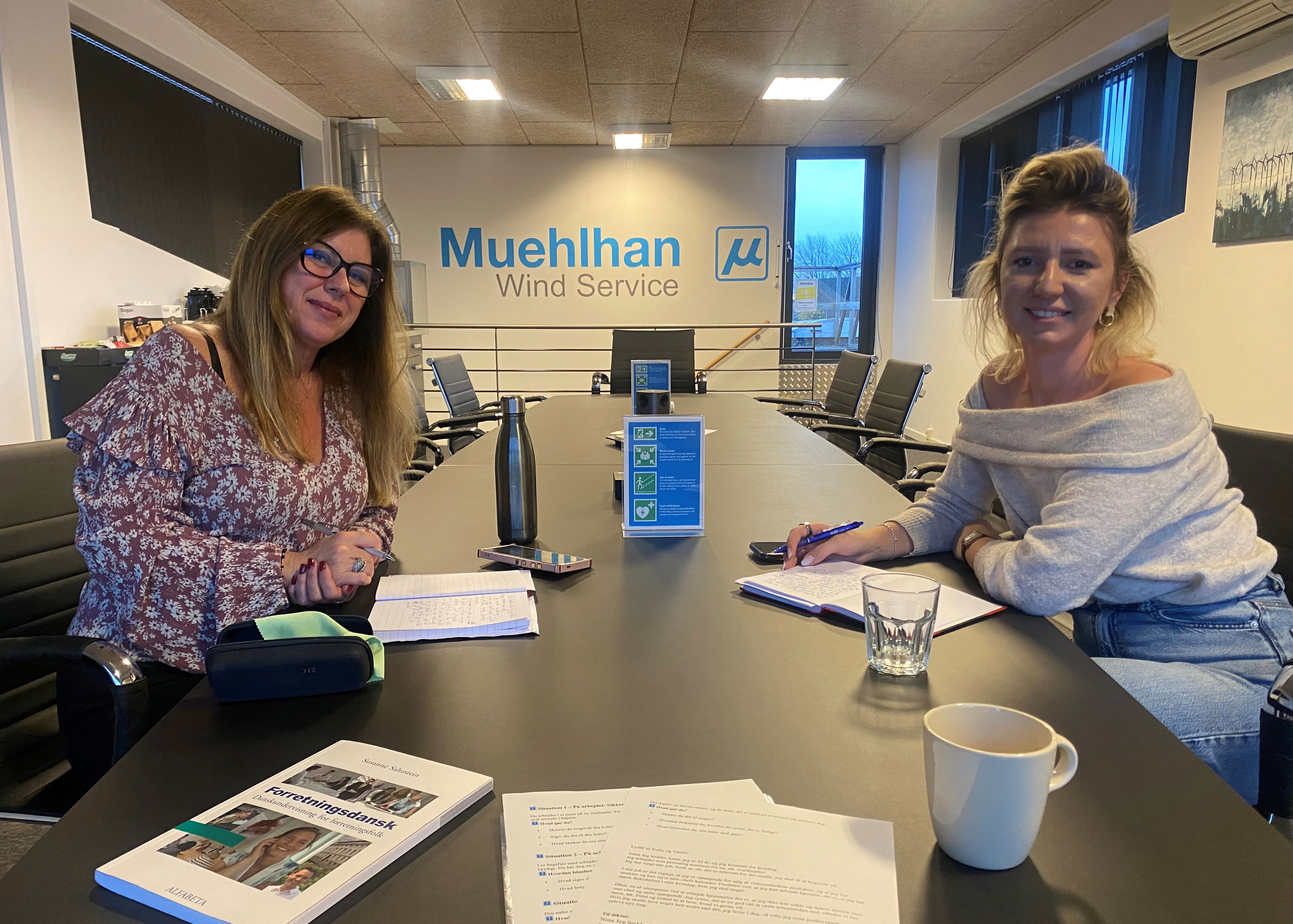 Undervisning på Muehlhan Wind Service